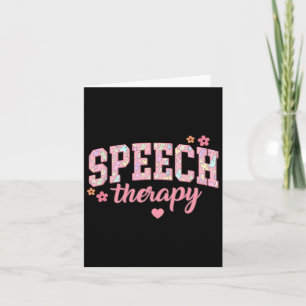 Sprachtherapie Osterkommunikationstherapeut Slp Karte