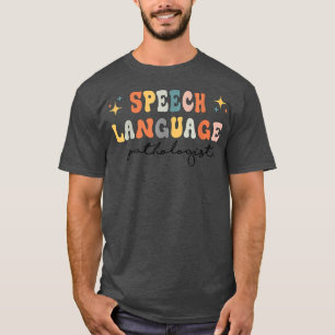 Sprachtherapie Sprachpathologe Retro S T-Shirt