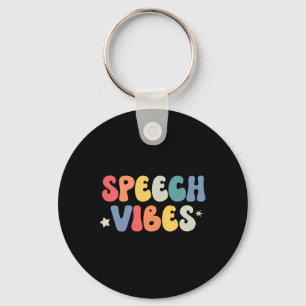 Sprachtherapie Vibes Language Pathologist School S Schlüsselanhänger