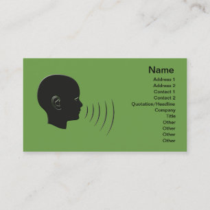 Sprachtherapie Visitenkarte