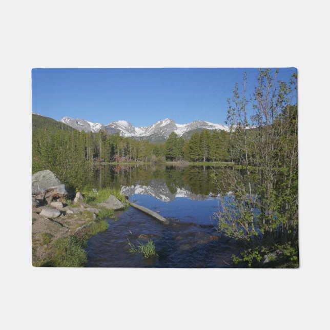 Sprague Lake II im Rocky Mountain National Park Fußmatte (Vorderseite)