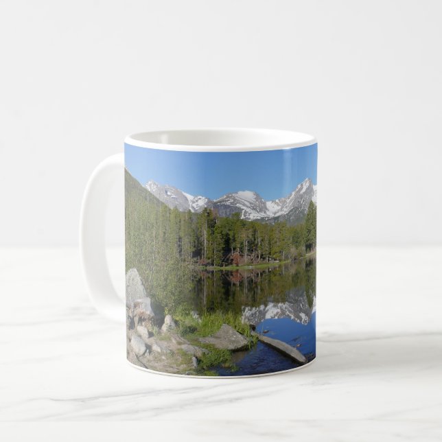 Sprague Lake II im Rocky Mountain National Park Kaffeetasse (Vorderseite Links)