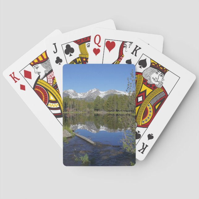 Sprague Lake II im Rocky Mountain National Park Spielkarten (Rückseite)