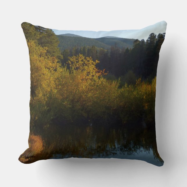 Sprague Lake im Herbst Kissen (Vorderseite)