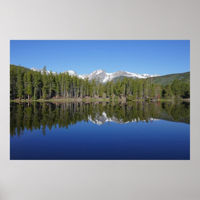 Sprague Lake Reflection Poster (Vorne)