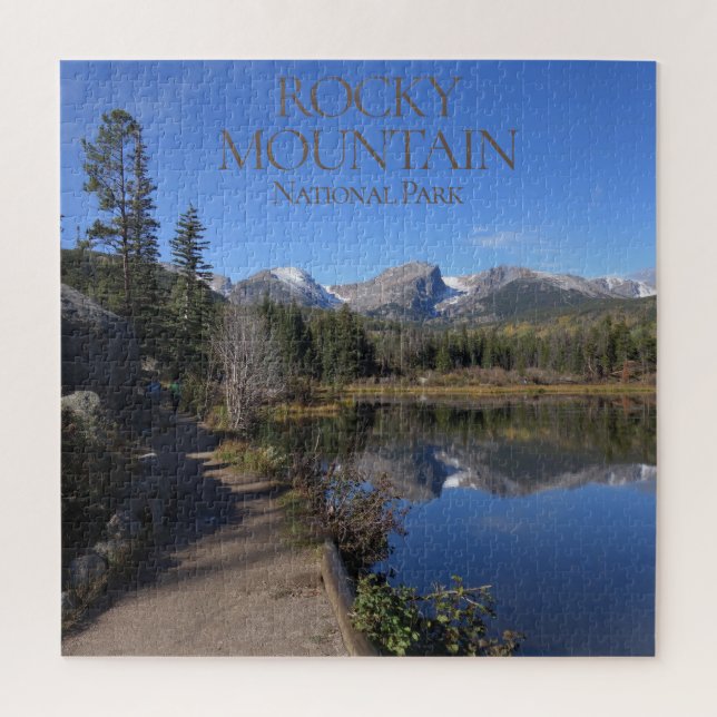 Sprague Lake Rocky Mtn Nationalpark Colorado (Vertikal)