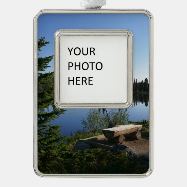 Sprague Lake View Rahmen-Ornament Silber (Vorderseite)