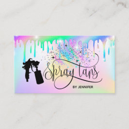 Spratan-Einhorn-Holograph-Regenbogen-Glitzer-Tropf Visitenkarte