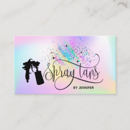 Spratan-Einhorn-Holograph-Regenbogen-Glitzer-Tropf Visitenkarte