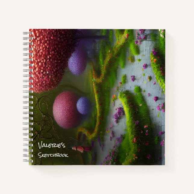 Sprawling Garden Notizbuch (Vorderseite)