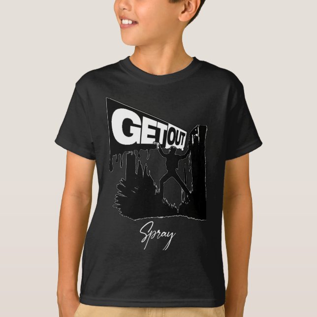 Spray-2-Aufkleber T-Shirt (Vorderseite)