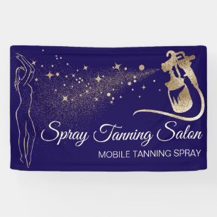 Spray Body Tan Navy Black Bronze Banner