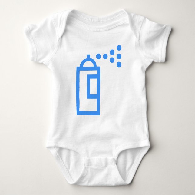 Spray Can-Symbol Baby Strampler (Vorderseite)