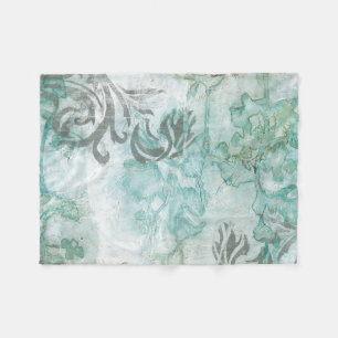 Spray der nicht verzierten Blume III Fleecedecke