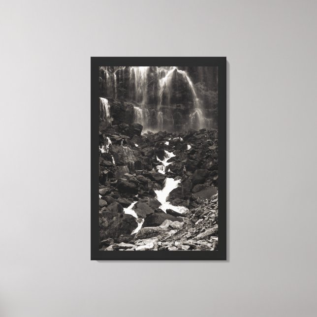 Spray Falls, WA Leinwanddruck (Vorderseite)