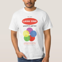 Spray-Farbe kann Shirt. Personifizieren Sie sie!