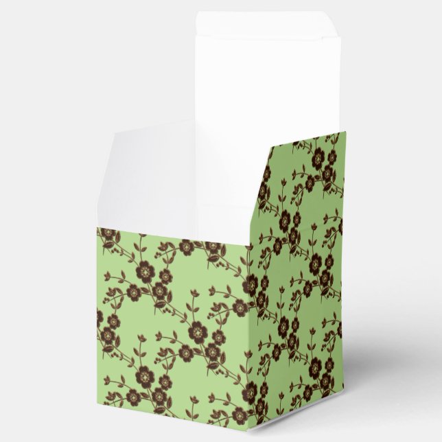 Spray Floral Style 1-Sprng Gr Brown-SQ BALLOTINS (Ouvert)