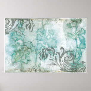 Spray mit nicht verzierter Blume III Poster