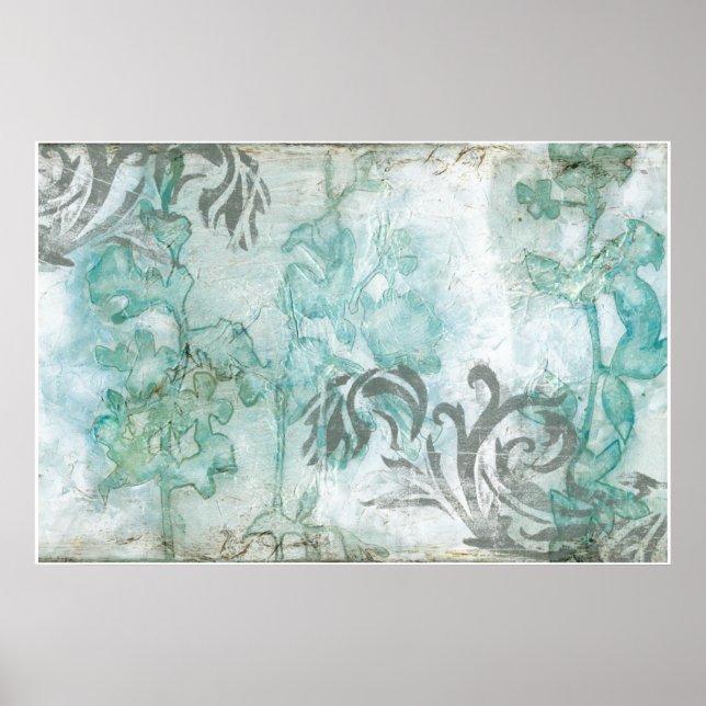 Spray mit nicht verzierter Blume III Poster (Vorne)