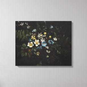 Spray of Blume and Ferns by Titian Ramsay Peale Leinwanddruck