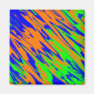 Spray Paint Orange Blue Limon Magnet