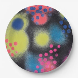 Spray Paint Pappteller