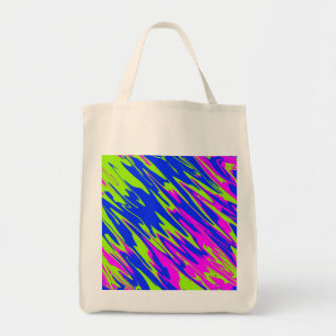 Spray Paint Pink Limon Blue Tragetasche