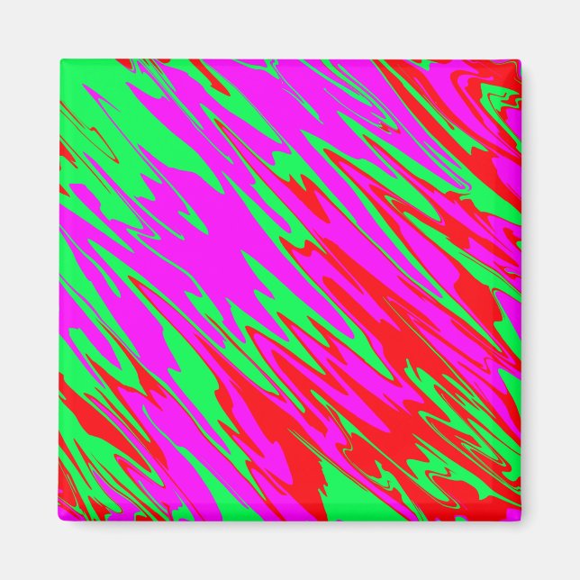 Spray Paint Red Pink Green Magnet (Vorne)