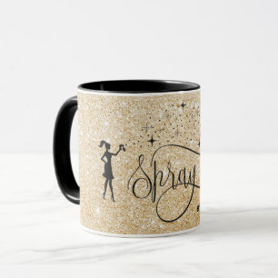 Spray Tan Mobile Spray Tanning Glittering Girl Tasse