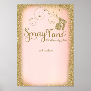 Spray-TAN-Plakat 11x17 des Glitzer-311 Poster
