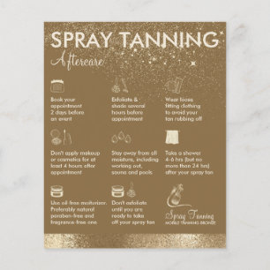 Spray Tanning Brown, einfache Körperpflege Flyer