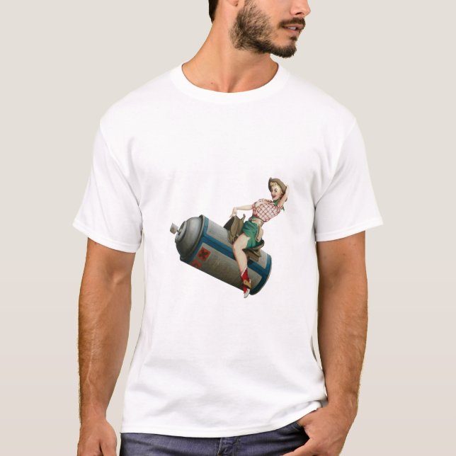 Spraycan Fahrt T-Shirt (Vorderseite)