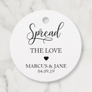 Spread die Liebe, Konfitüre, Honig, Gastgeschenk H Geschenkanhänger