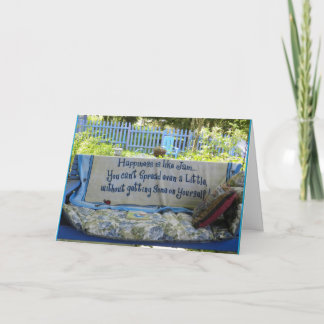 Spread Happiness like Jam Dankeskarte