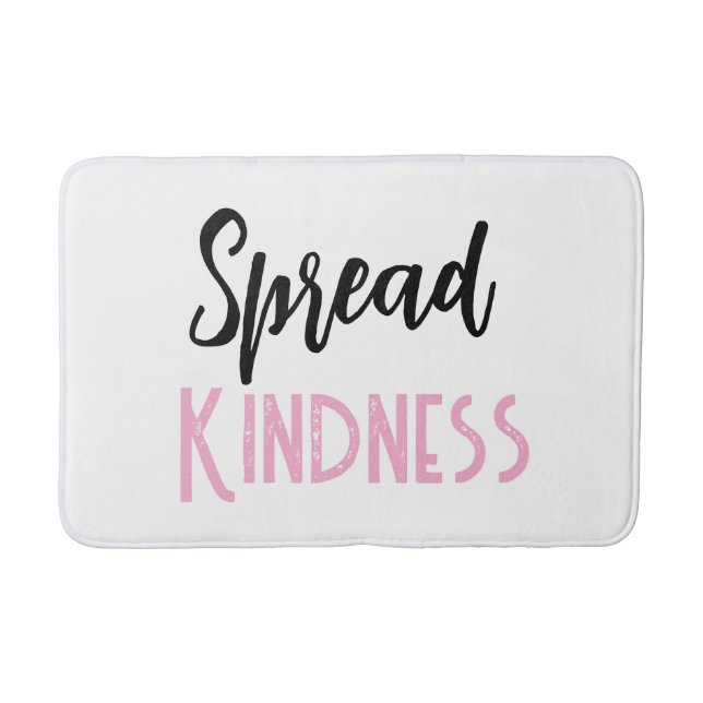 Spread Kindess Bathroom Bath Mat Badematte (Vorderseite)