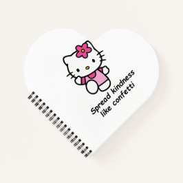 Spread Kindness Like Confetti Notizbuch