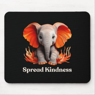 Spread Kindness Niedlich Orange-rötliche Ba Mousepad