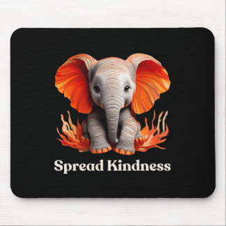 Spread Kindness Niedlich Orange-rötliche Ba Mousepad