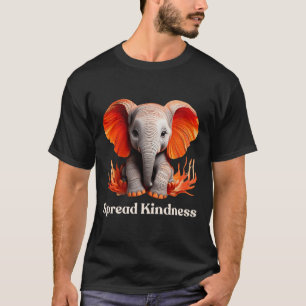 Spread Kindness Niedlich Orange-rötliche Ba T-Shirt