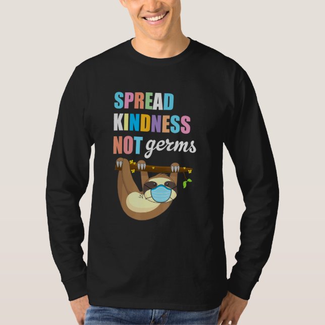 Spread Kindness not germs Essential Sloid Animal T-Shirt (Vorderseite)