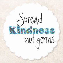 Spread Kindness Ø Germs-Untersetzer