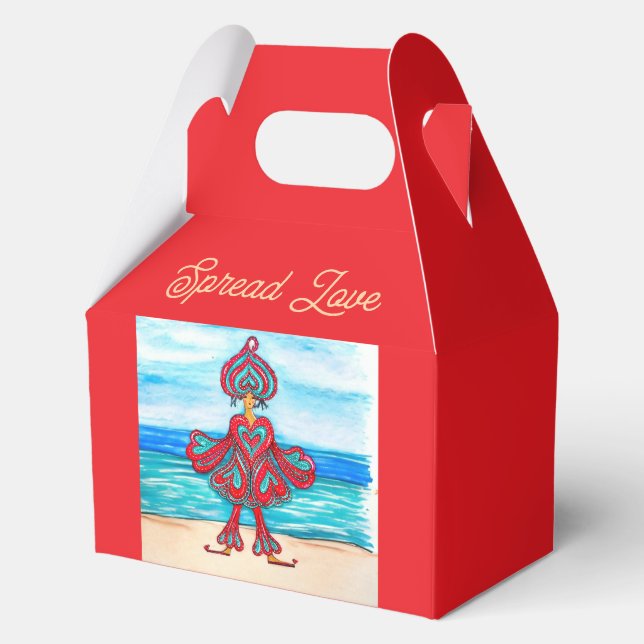 Spread Love, girl dressed in love! Geschenkschachtel (Vorderseite)