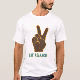 Spread Peace Not Fee Hand Sign T-Shirt