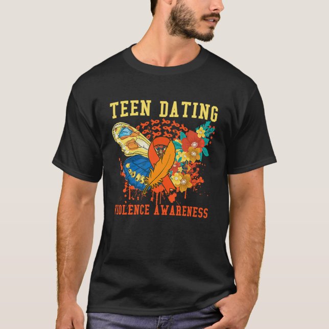 Spread Tee Verabredet Gewalt Bewusstsein Orange Bu (Vorderseite)