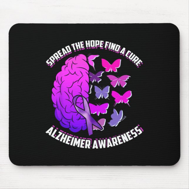 Spread the Hope Find a heiure Heimerheimer Awarene Mousepad (Vorne)