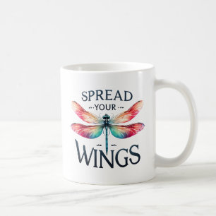 Spread Your Wings - Artistic Dragonfly Kaffeetasse
