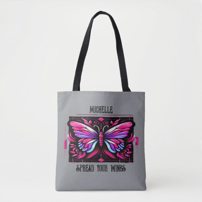 "Spread your wings" Tasche (Vorderseite)