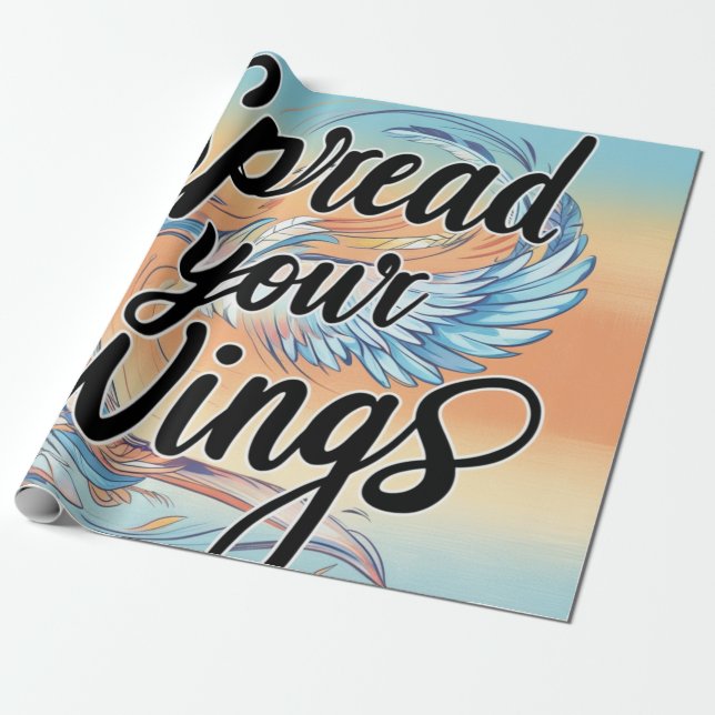 "Spread your Wings - Wrapping Paper Design" Geschenkpapier (Ungerollt)