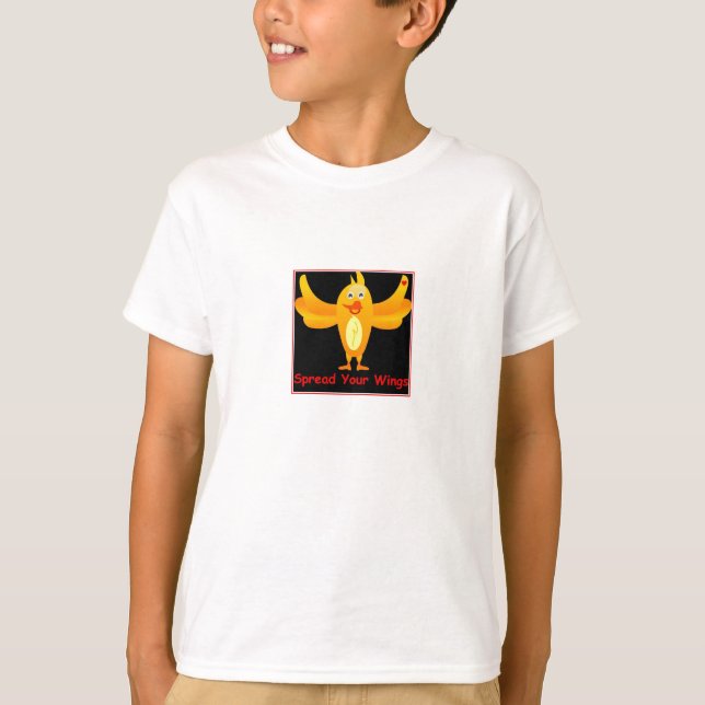 Spread Your Wings - Youth Tshirt with birds (Vorderseite)