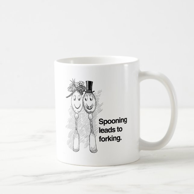 Sprechen führt zu Grauen Kaffeetasse (Rechts)